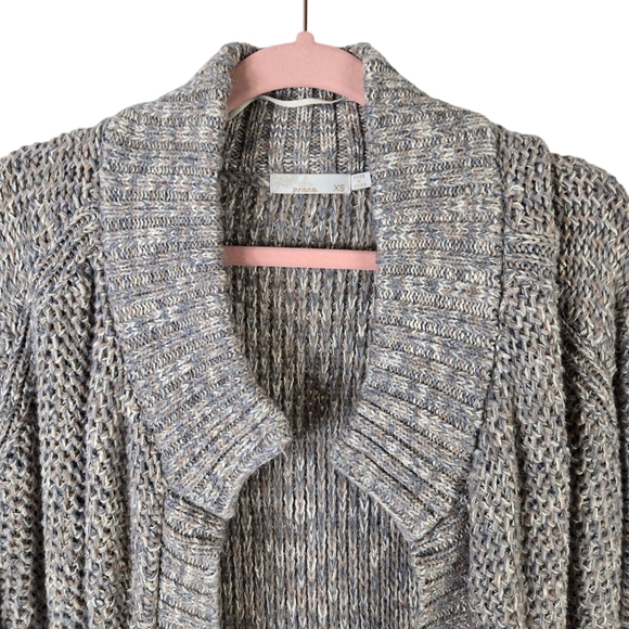Prana Callisto Alpaca-Wool Blend Open Chunky Knit Cardigan - Picture 4 of 15